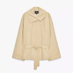 Zara Women's Tan Trench Coat